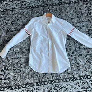 Thom Browne men’s shirt size 4 Oxford grosgrain